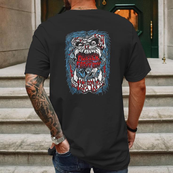 Murder In The Front Row Mens Back Print T-shirt Gifts for Men