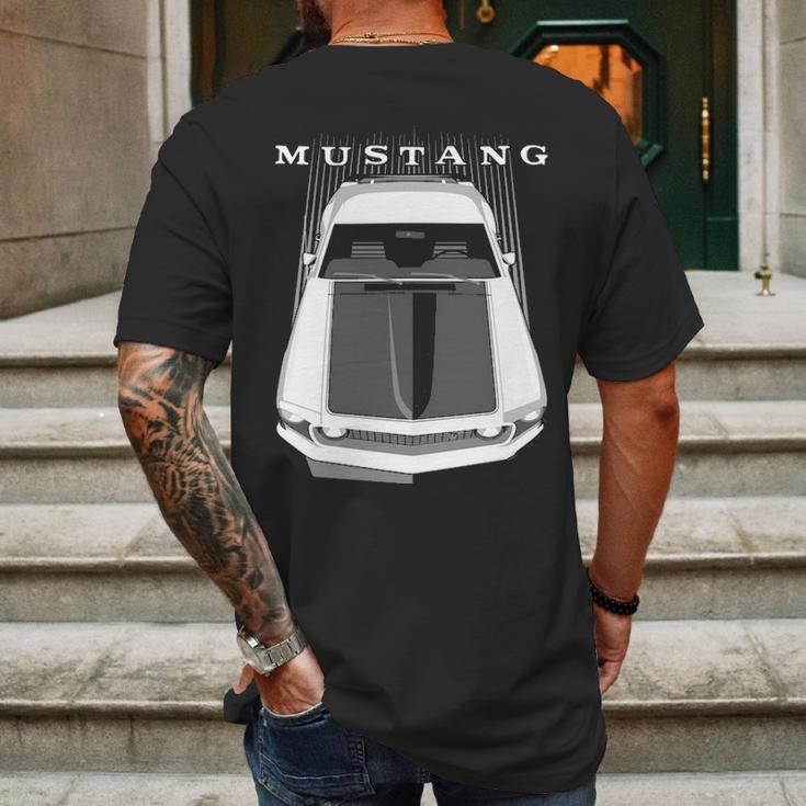 Mustang Boss 69 White Mens Back Print T-shirt Gifts for Men