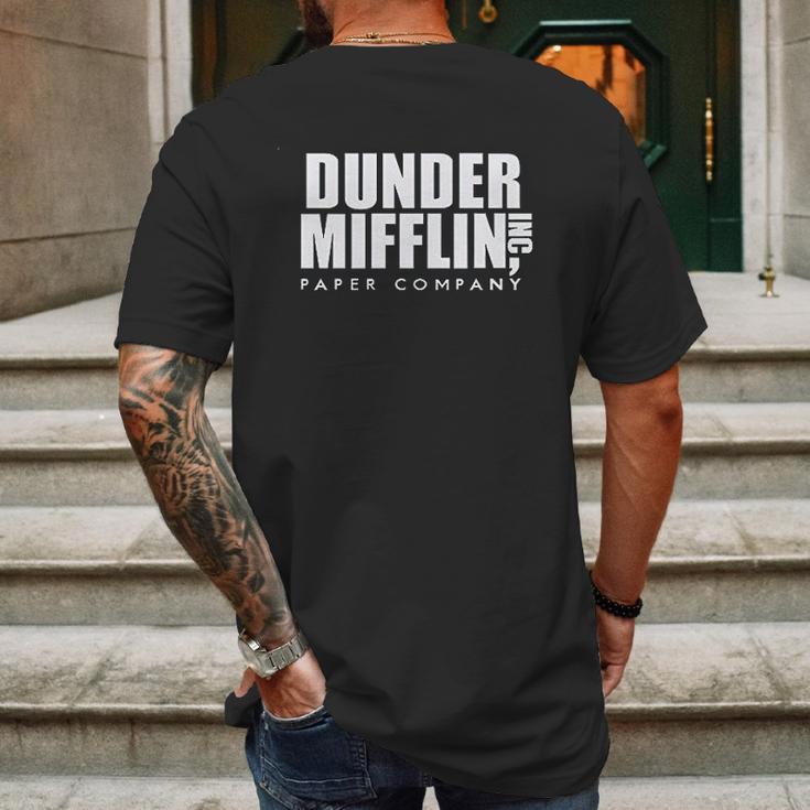 Naicissism The Office Mifflin Mens Back Print T-shirt Gifts for Men