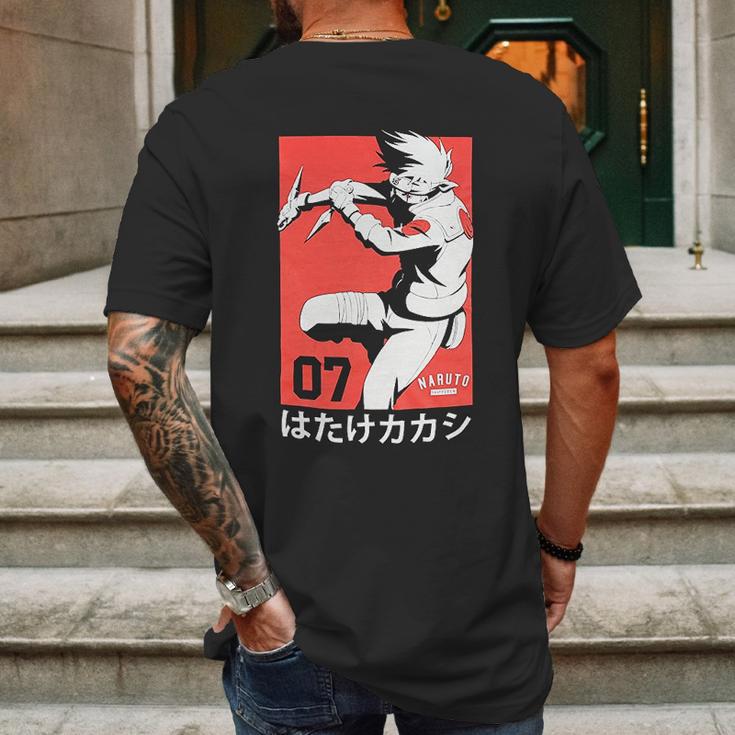 Naruto Shippuden Collection Black Graphic Mens Back Print T-shirt Gifts for Men