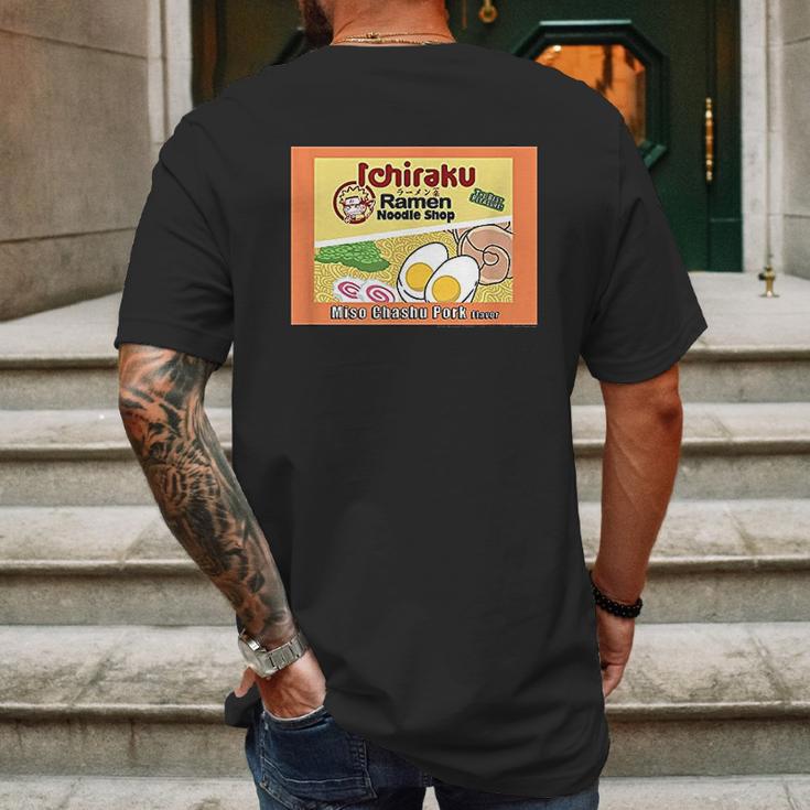 Naruto Shippuden Ichiraku Ramen Packet Mens Back Print T-shirt Gifts for Men