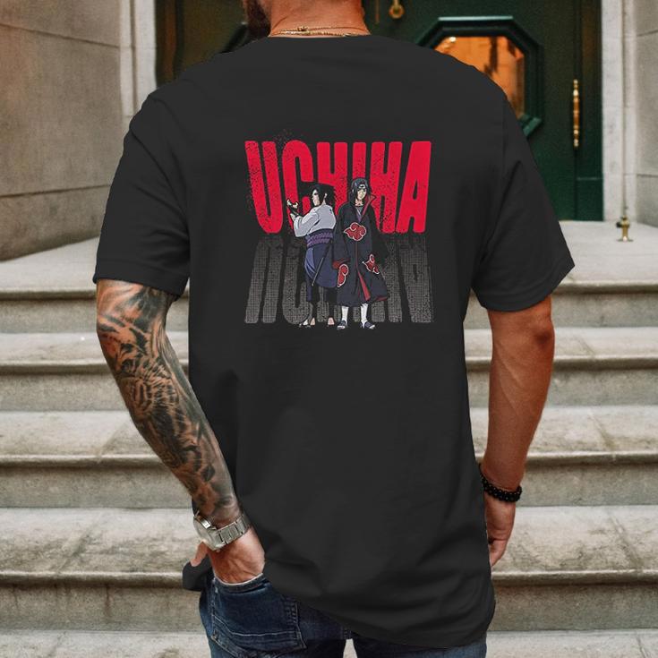 Naruto Shippuden Uchiha Itachi & Sasuke Mens Back Print T-shirt Gifts for Men