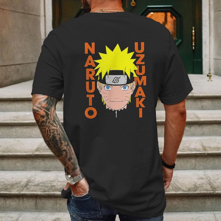 Naruto Shippuden Naruto Uzumaki Mens Back Print T-shirt Gifts for Men