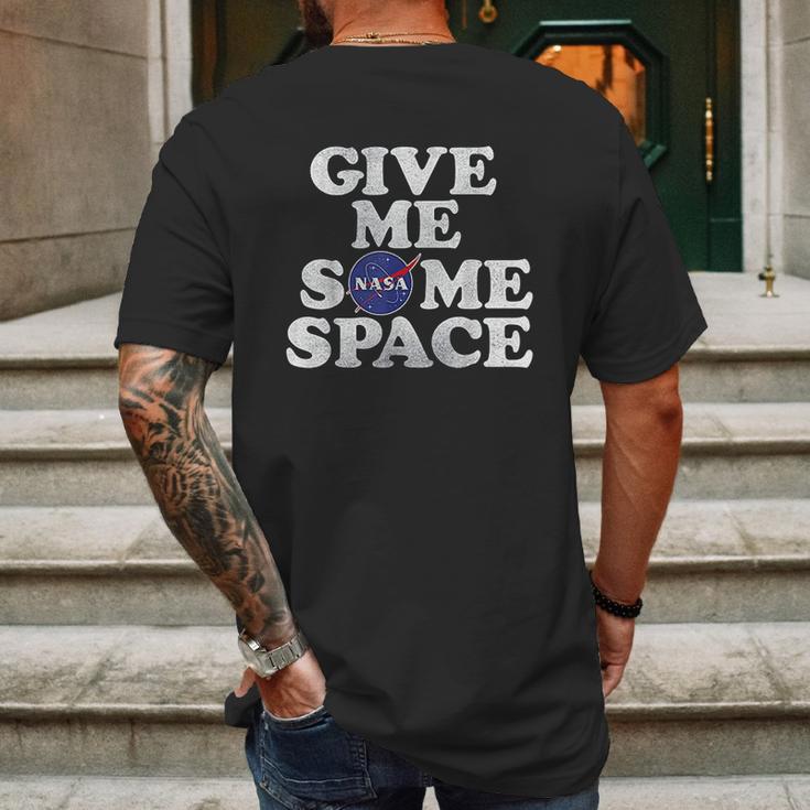 Nasa Give Me Some Space Mens Back Print T-shirt Gifts for Men