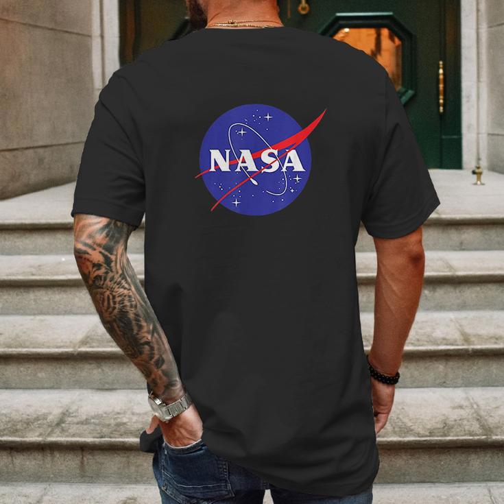 Nasa New Meatball Logo Insignia Symbol Graphic Mens Back Print T-shirt Gifts for Men