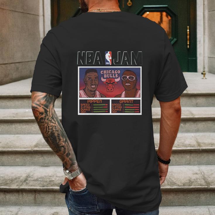 Nba Jam Chicago Bulls - Copy Mens Back Print T-shirt Gifts for Men