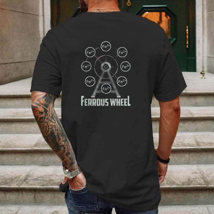 Neil Degrasse Tyson Ferrous Wheel Mens Back Print T-shirt Gifts for Men