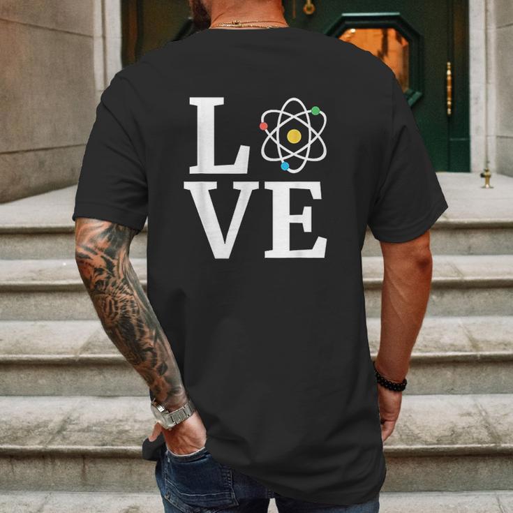 Neil Degrasse Tyson I Love ScienceMens Back Print T-shirt Gifts for Men