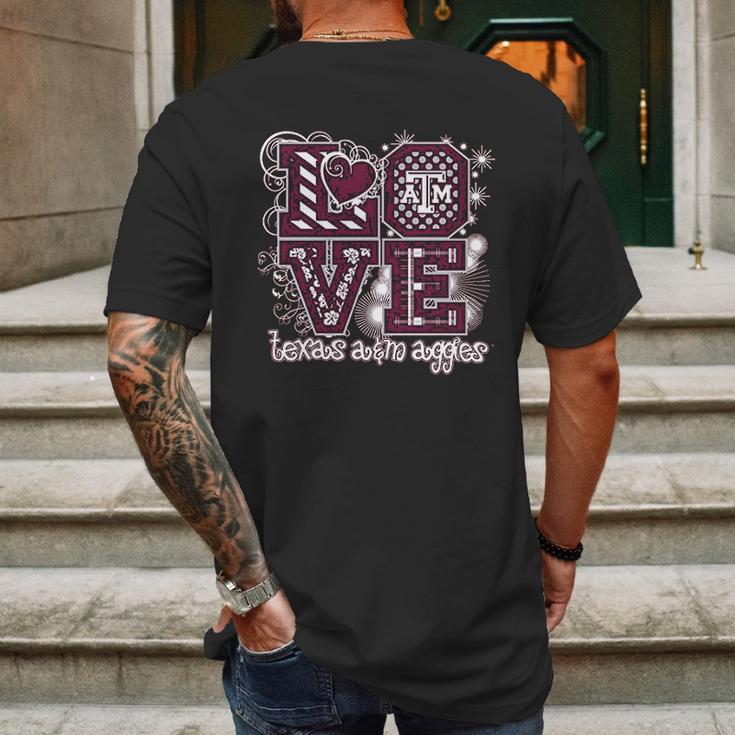 New World Graphics Ncaa Love Multiple Teams Available Mens Back Print T-shirt Gifts for Men