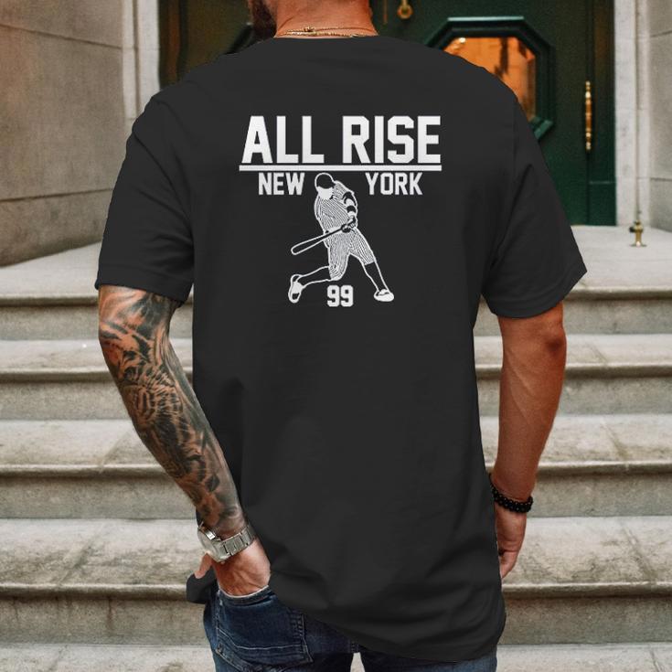 New York All Rise For Judge Mens Back Print T-shirt Gifts for Men