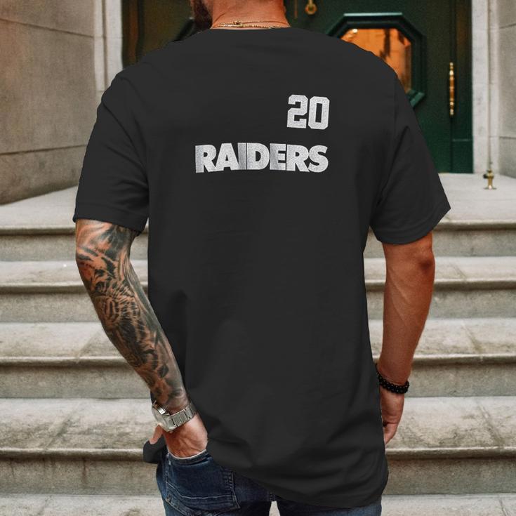 Nfl Oakland Raiders Mens Back Print T-shirt Gifts for Men