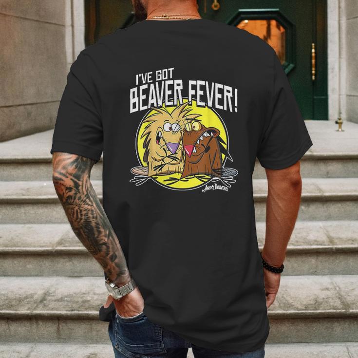 Nickelodeon Angry Bevers Ive Got Bever Fever Mens Back Print T-shirt Gifts for Men