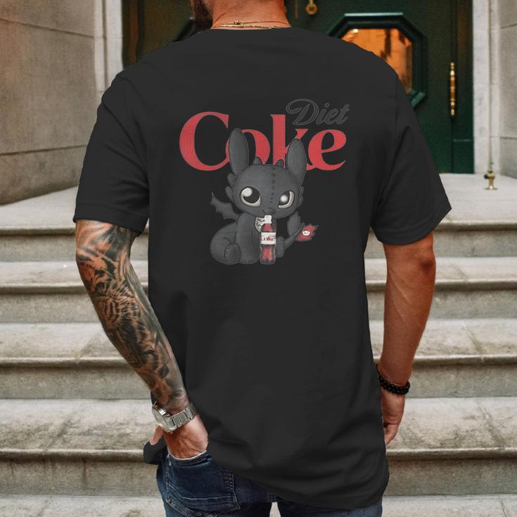 Night Fury Toothless Diet Coke Mens Back Print T-shirt Gifts for Men