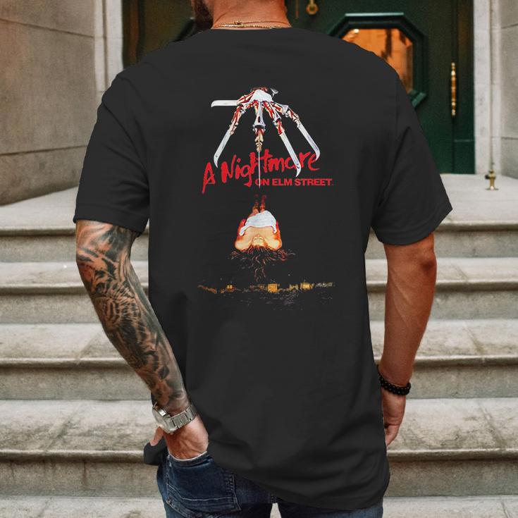 Nightmare On Elm Street Alternate Red Art Mens Back Print T-shirt Gifts for Men