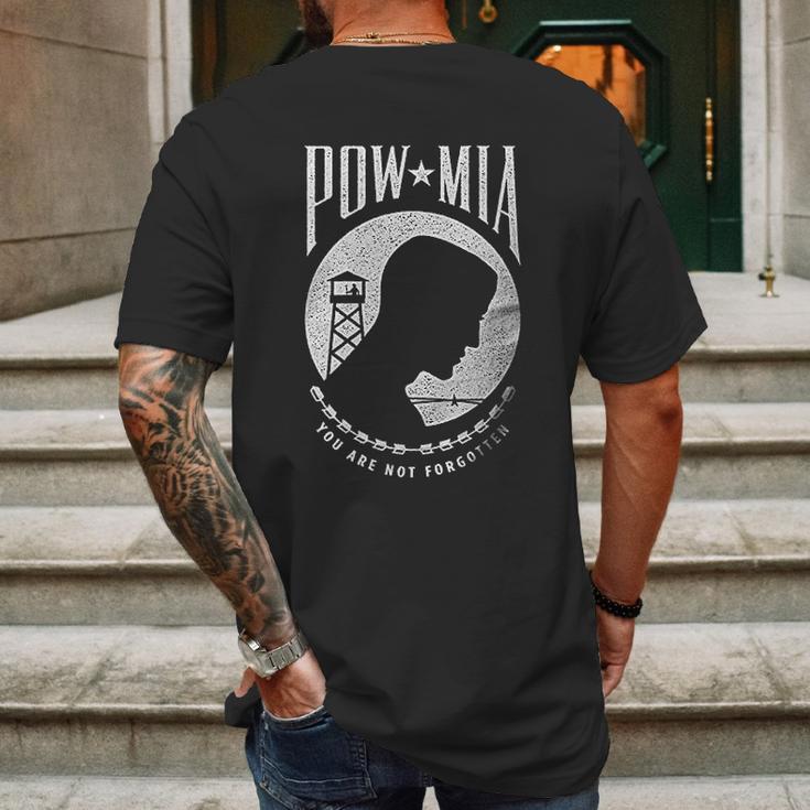 Nine Line Enlisted Pow Mia Mens Back Print T-shirt Gifts for Men