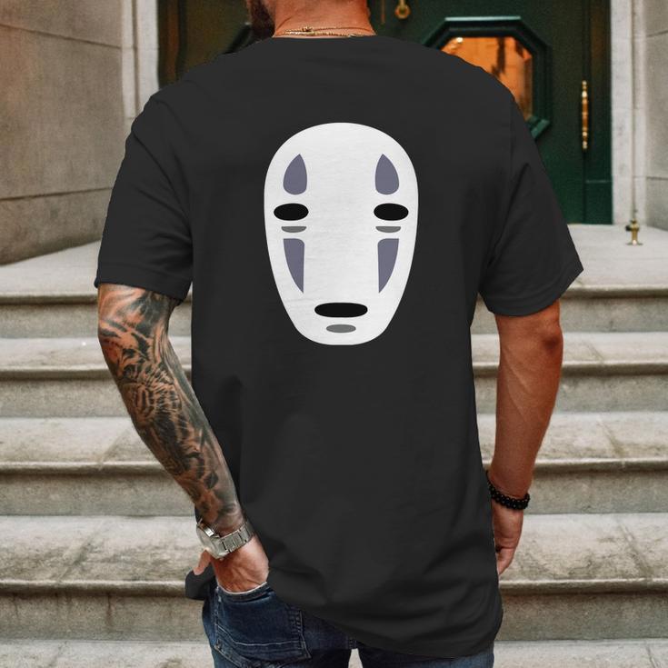 No Face Spirited Away No Face Spirited Away Chihiro Studio Ghibli Minimalist Vector Mens Back Print T-shirt Gifts for Men