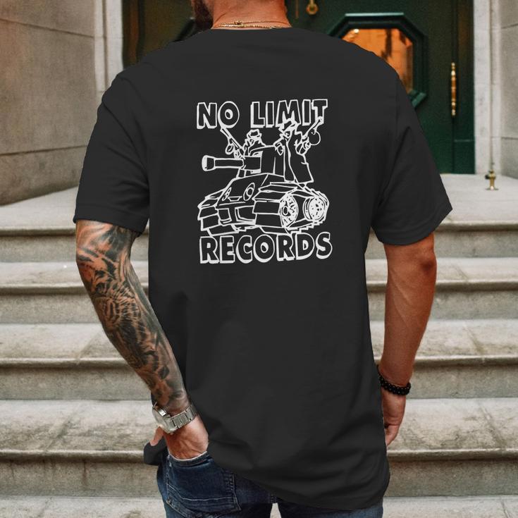 No Limit Records Basic Mens Back Print T-shirt Gifts for Men