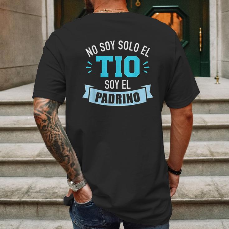 No Soy Solo El Tio Soy El Padrino Mens Back Print T-shirt Gifts for Men