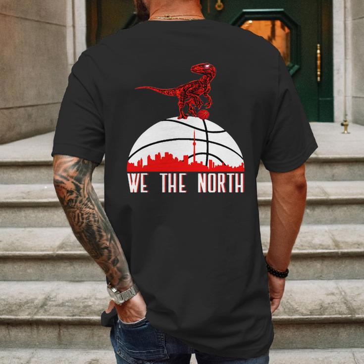 We The North Toronto Raptors Dinosaur Basketball Mens Back Print T-shirt Gifts for Men