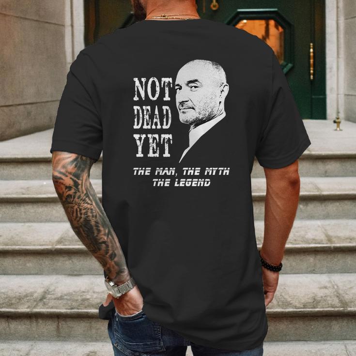 Not Dead Yet Phil Collins Tshirt Mens Back Print T-shirt Gifts for Men