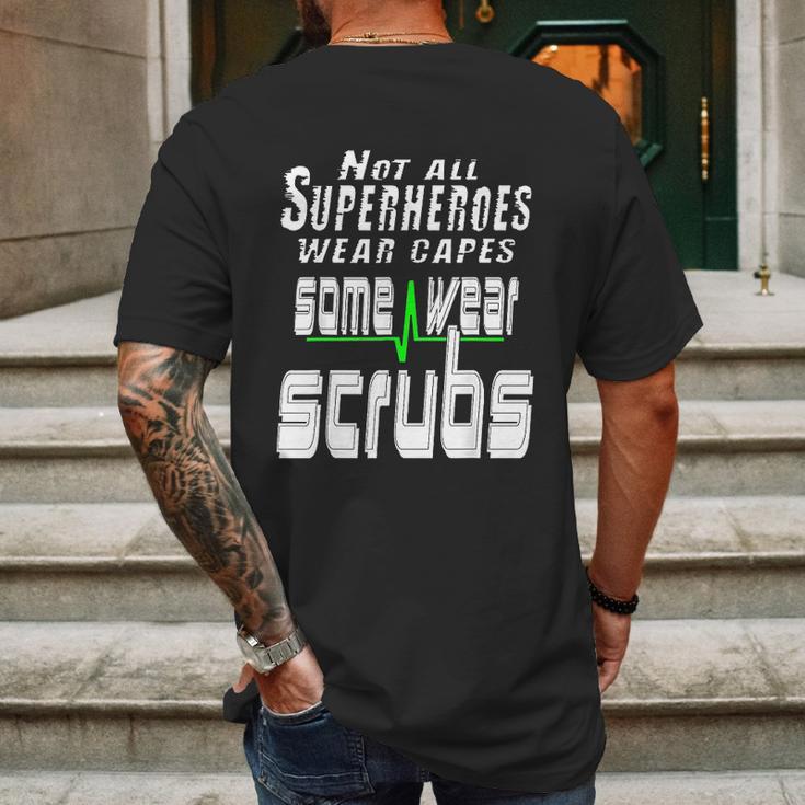 Not All Superheros Wear Capes Mens Back Print T-shirt Gifts for Men