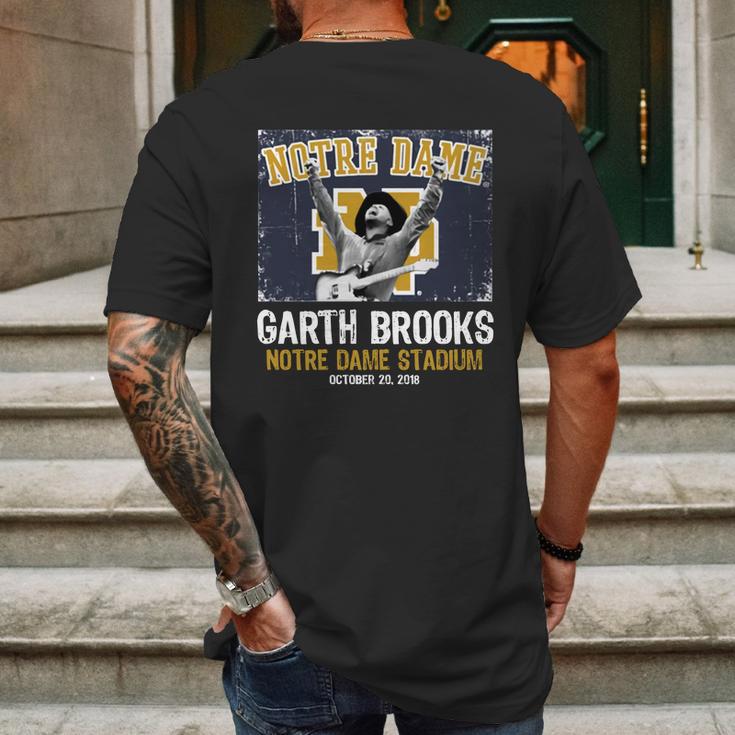 Notre Dame Garth Brooks Stadium Mens Back Print T-shirt Gifts for Men