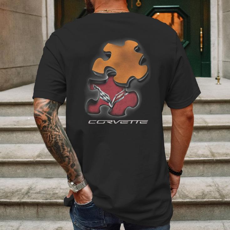 Np Corvette Mens Back Print T-shirt Gifts for Men