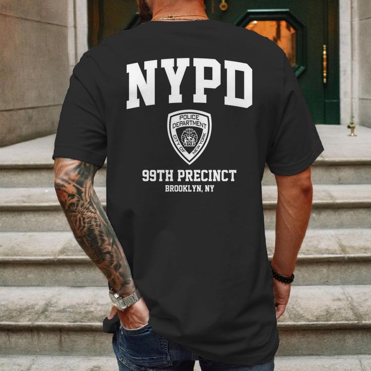 Nypd 99Th Precinct Mens Back Print T-shirt Gifts for Men