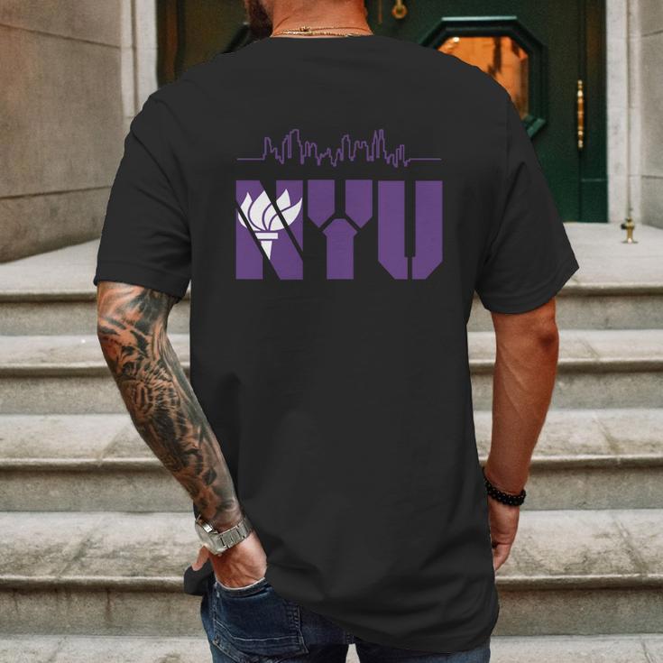 Nyu Mens Back Print T-shirt Gifts for Men