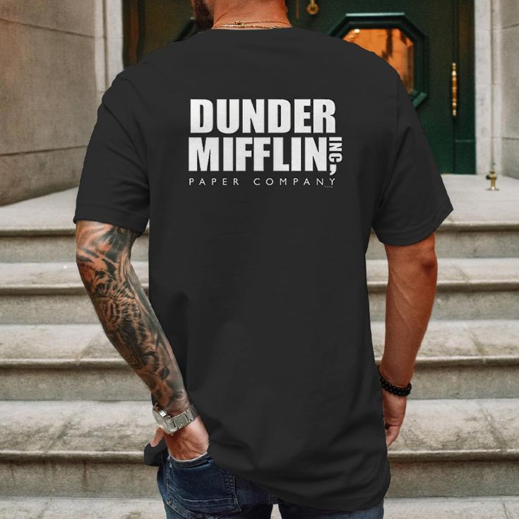 The Office Dunder Mifflin Mens Back Print T-shirt Gifts for Men