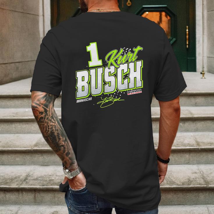 Officially Licensed Kurt Busch Mens Driver Splash Mens Back Print T-shirt Gifts for Men