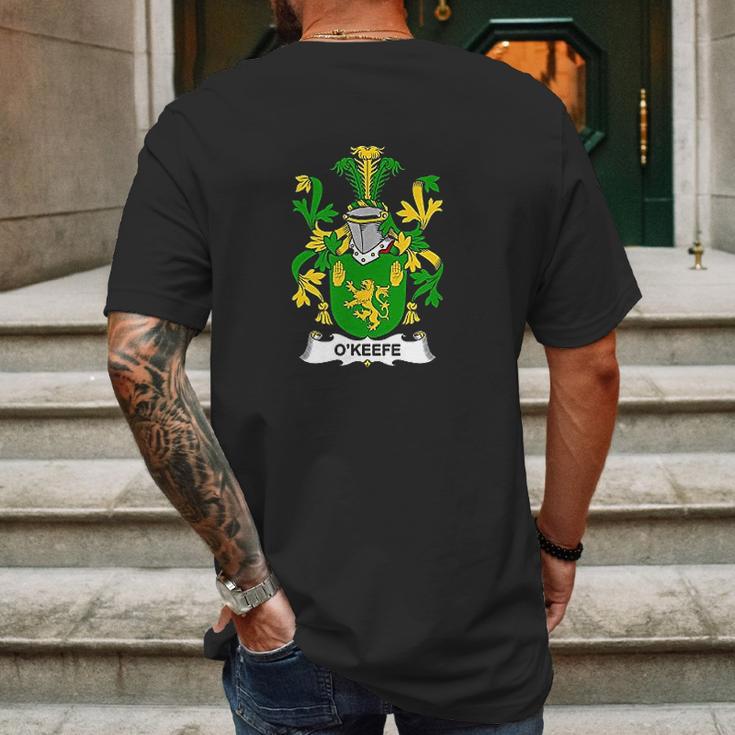 Okeefe Coat Of Arms Family Crest Mens Back Print T-shirt Gifts for Men