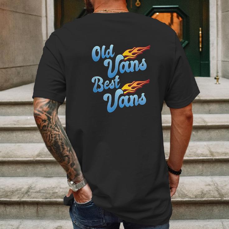 Old Vans Best Vans Vannin Vanner Van Life Mens Back Print T-shirt Gifts for Men