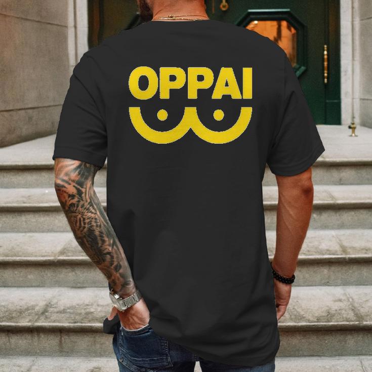 Oppai Basic Mens Back Print T-shirt Gifts for Men