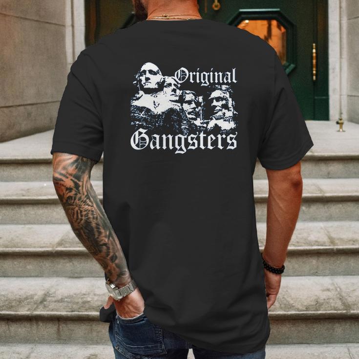 Original Gangsters Mens Back Print T-shirt Gifts for Men