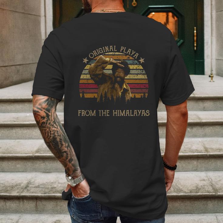 Original Playa From The Himalayas Funny Vintage Movie Mens Back Print T-shirt Gifts for Men