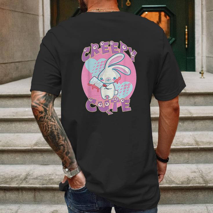 Pastel Goth Creepy Cute Mens Back Print T-shirt Gifts for Men