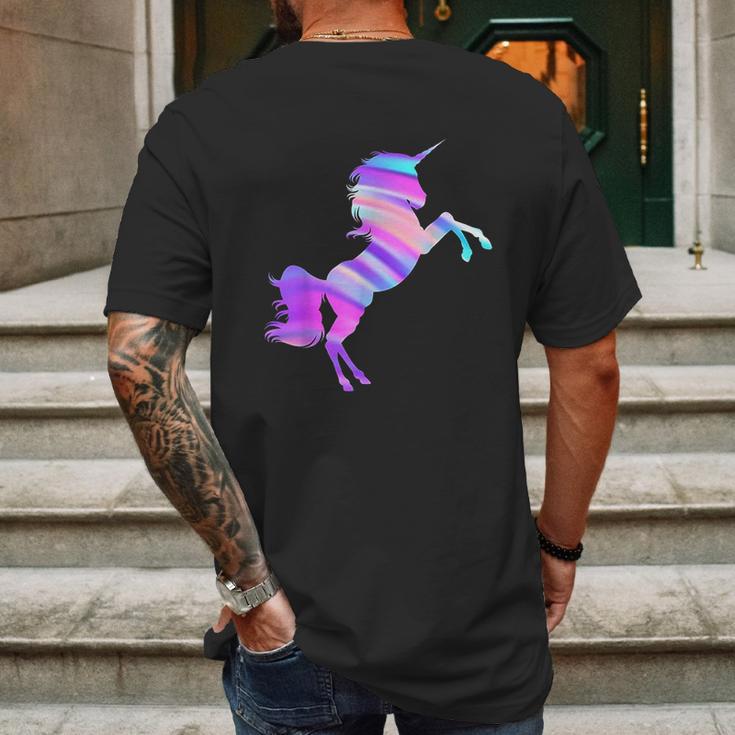 Pastel Goth Unicorn Vaporwave Kawaii Gift Mens Back Print T-shirt Gifts for Men