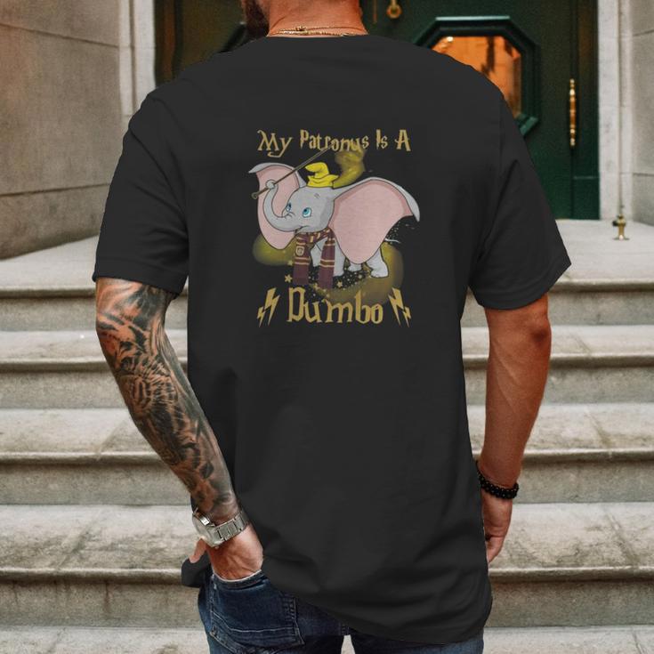 My Patronus Is A Dumbo Mens Back Print T-shirt Gifts for Men