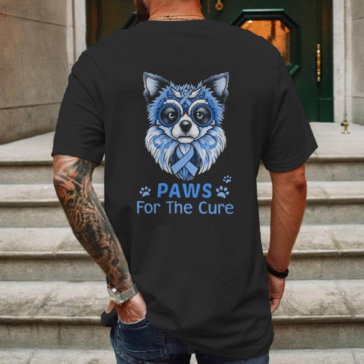 Paw For The Cure Chihuahua Mens Back Print T-shirt Gifts for Men