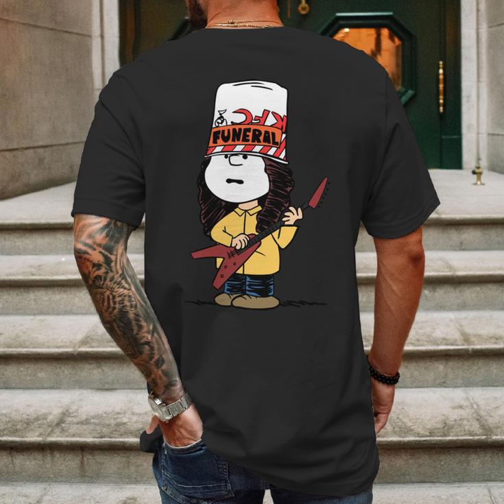 Peanut Buckethead Mens Back Print T-shirt Gifts for Men