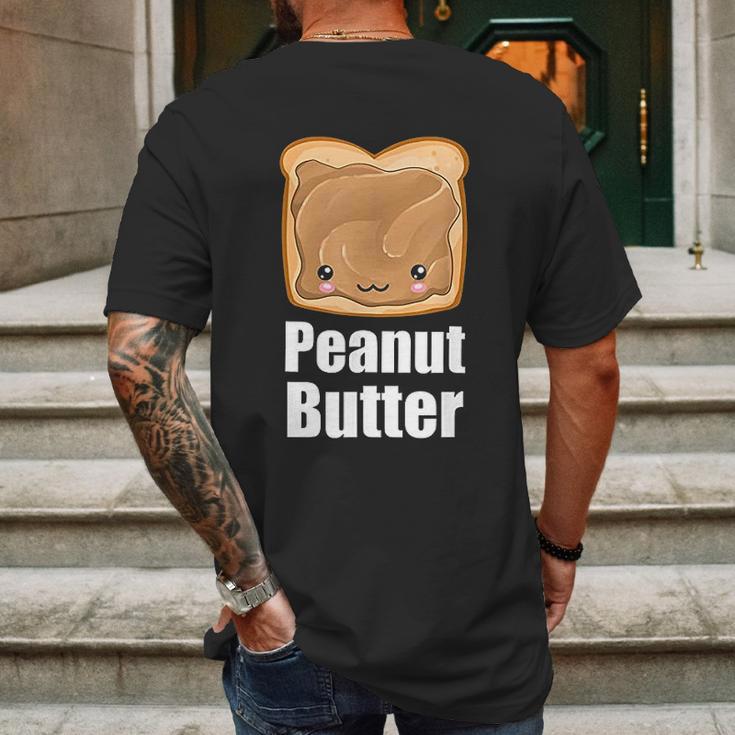 Peanut Butter And Jelly Best Friend Halloween Mens Back Print T-shirt Gifts for Men