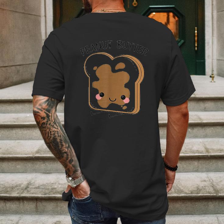 Peanut Butter Matching Halloween Costume Mens Back Print T-shirt Gifts for Men