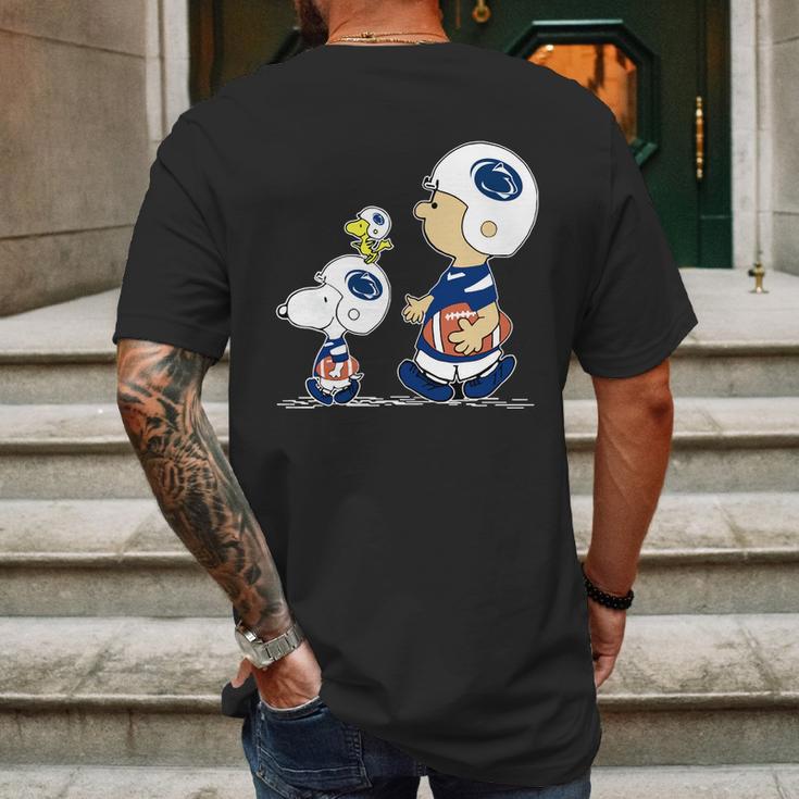 Penn State Peanuts Tshirt Mens Back Print T-shirt Gifts for Men