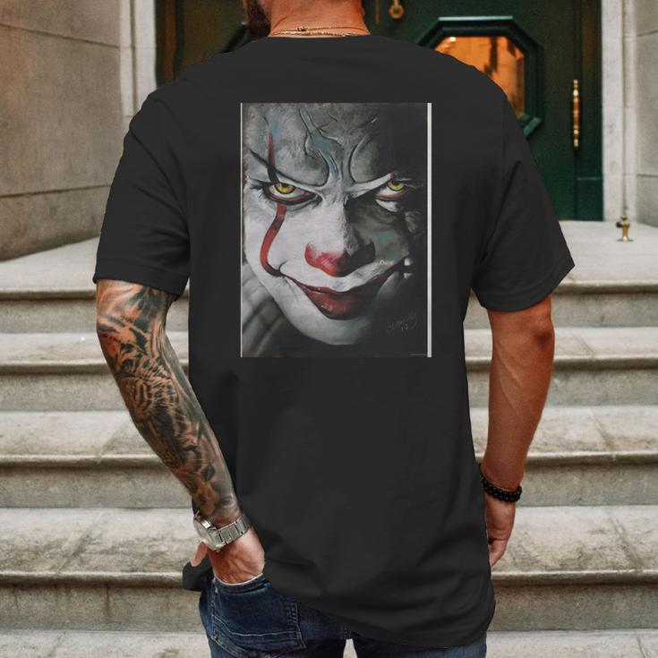 Pennywise Clown T-Shirt Shirt Mens Back Print T-shirt Gifts for Men