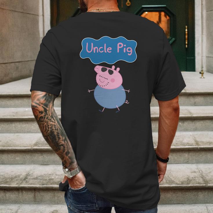 Peppa Pig Uncle Pig Uncle Pig Shirt Mens Back Print T-shirt Gifts for Men