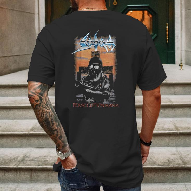 Persecution Mania Mens Back Print T-shirt Gifts for Men