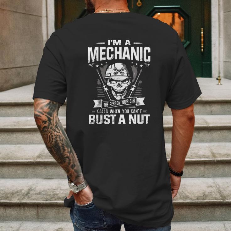 Person You Cant Bust A Nut Mens Back Print T-shirt Gifts for Men