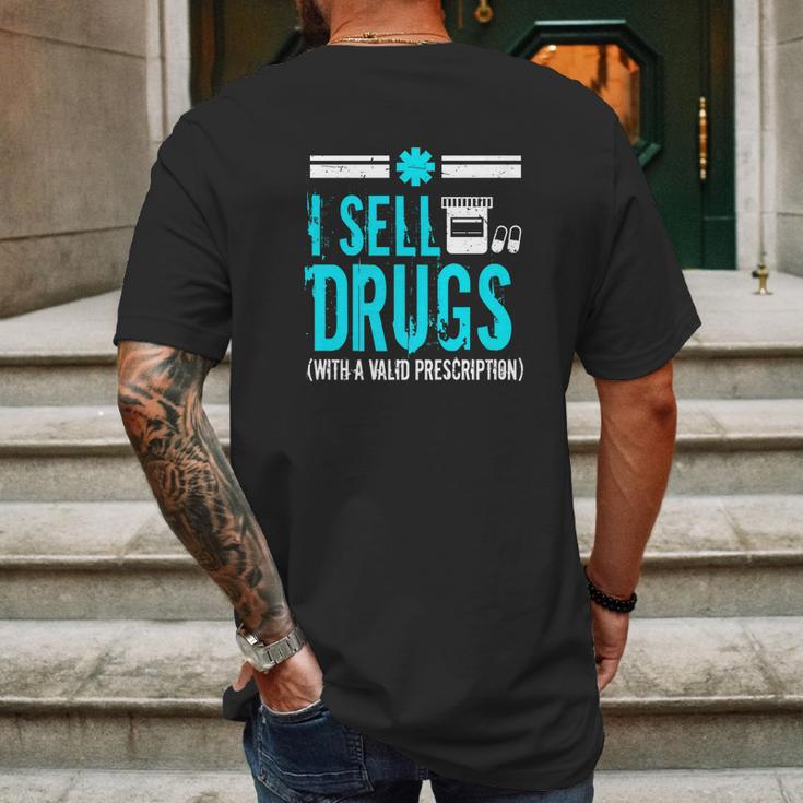 Pharmd Pharmacist Pharmacy Tech Funny Student Gift Mens Back Print T-shirt Gifts for Men