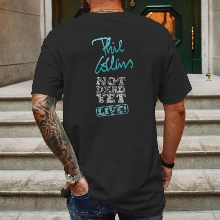 Phil Collins Still Not Dead Yet Live Mens Back Print T-shirt Gifts for Men